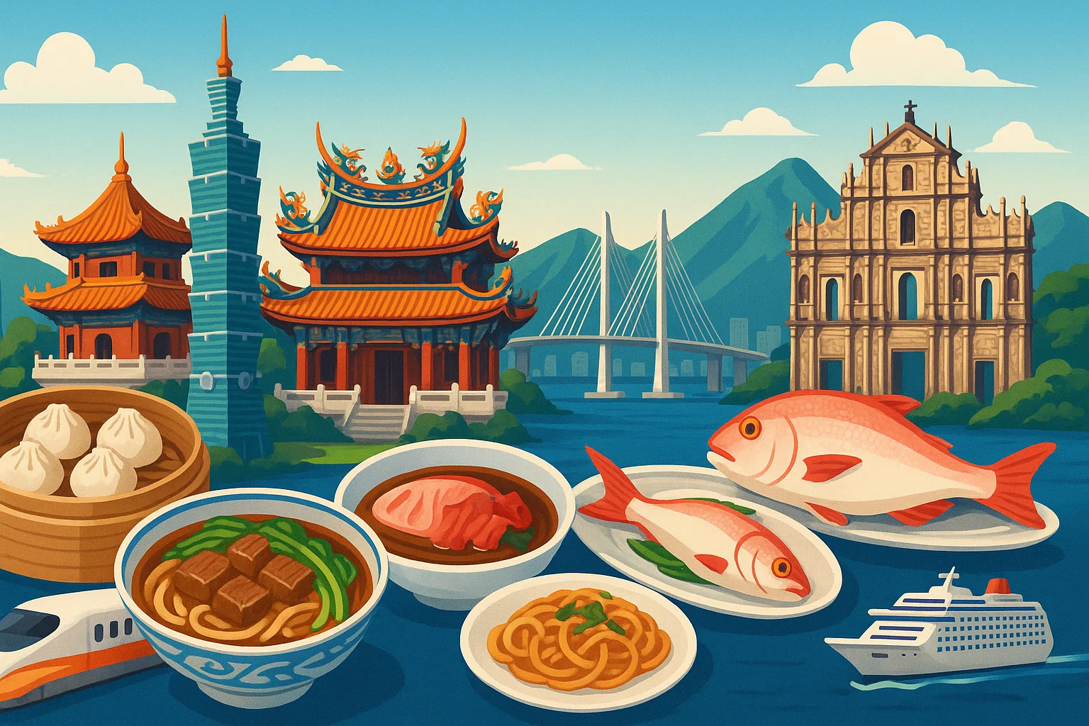 絕美台灣環島+廣珠澳 粵玩粵好玩 豪華美食11天