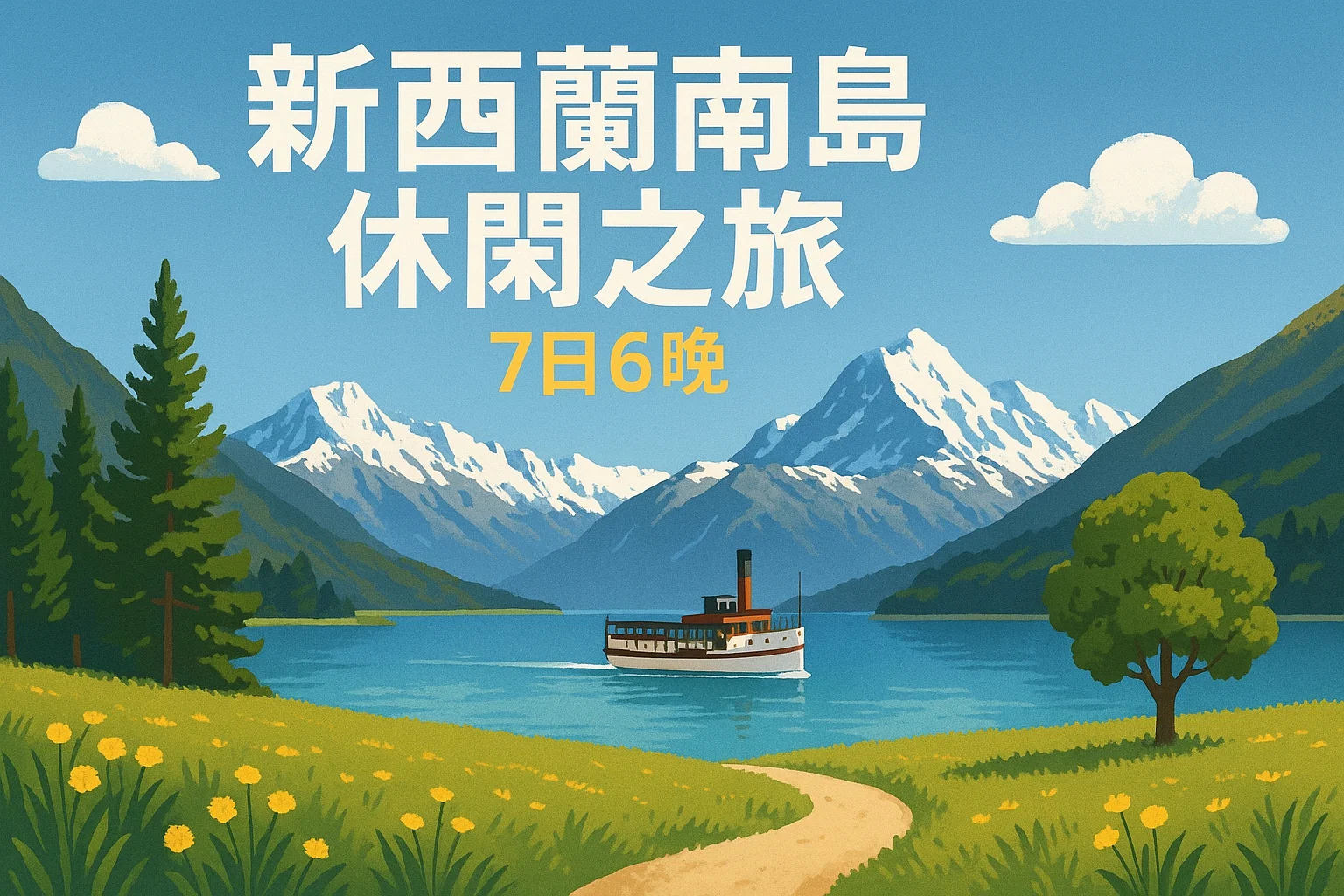 2026年新西蘭南島休閒之旅 7日6晚
