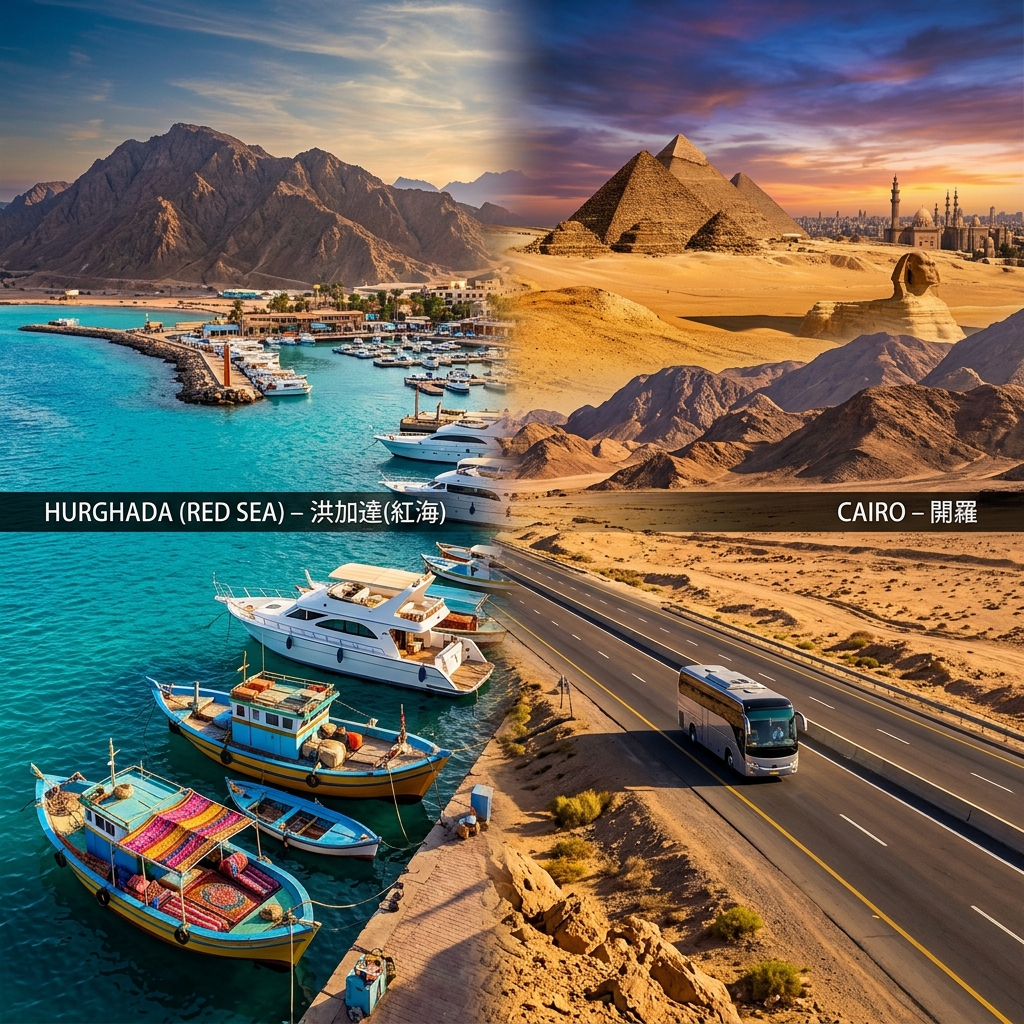 2026年 11/07 埃及郵輪、文明古國深度遊12天 洪加達(紅海) Hurghada-開羅Cairo 2026年 11/07 埃及郵輪、文明古國深度遊12天 洪加達(紅海) Hurghada-開羅Cairo