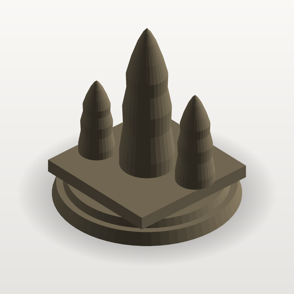 吳哥石塔 3D列印紀念擺件